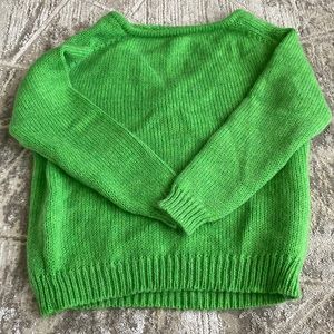 💐NWT💐 Womens Bright Green Sempre European Knit Sweater
